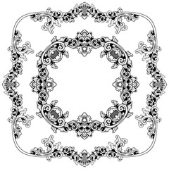 set of decorative frames