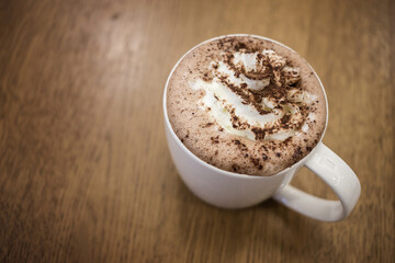 Cappuccino, Cup of Cappuccino Coffee
