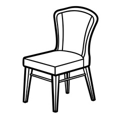 Chair isolated on transparent background