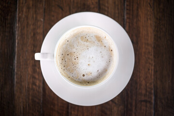 Fototapeta premium Cappuccino, Cup of Cappuccino Coffee