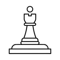 Chess pawn vector illustration