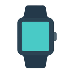 smart watch flat icon color vector on white background
Vector color flat icon on white background