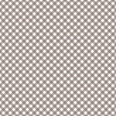 Fototapeta premium A seamless diagonal gingham checkered background pattern, ideal for fabric design, textiles, wallpaper, digital graphics, scrapbooking, and decorative projects