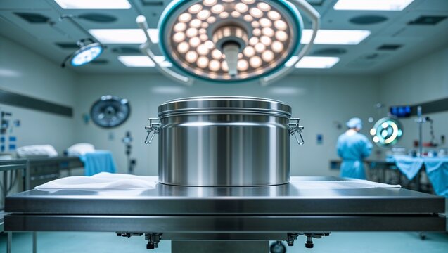 organ transport container,  Organ transport cooler box , medical infographics, transplant awareness campaigns, healthcare blog visuals, emergency medicine presentations, donation advocacy content, 