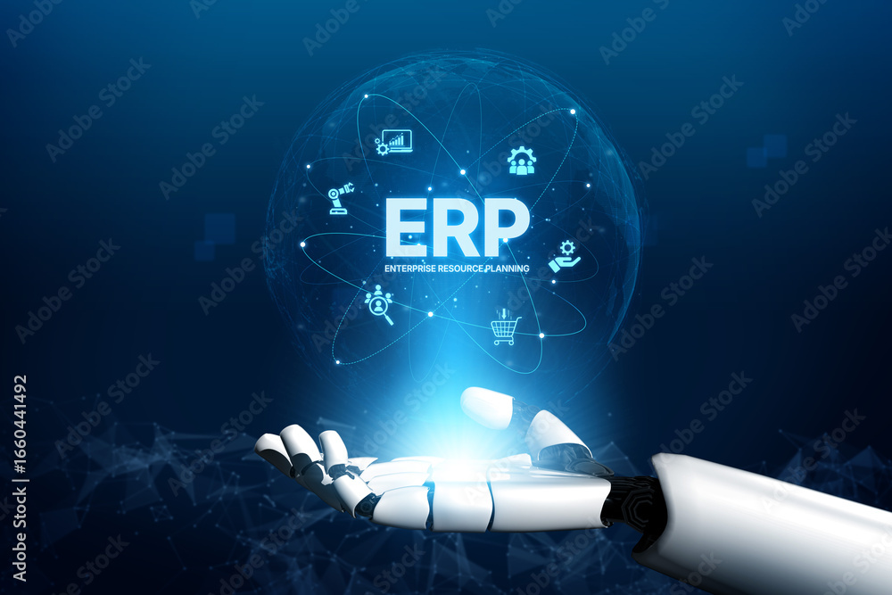 Poster ai optimizes erp platforms with centralized dashboards, automated data flow, and smart tools for man