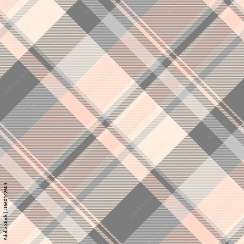 Poster elegant plaid pattern in muted tones, featuring intersecting lines. versatile for backgrounds, texti