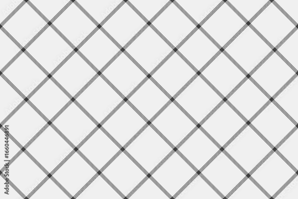 Poster classic plaid pattern featuring intersecting diagonal lines on a light background. versatile for tex