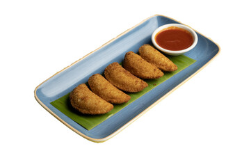 Prawns Rissois (Rissois de Camarão) — Crispy Portuguese pastry filled with creamy prawn ragout,...