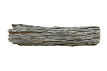 Rough grey weathered wooden plank isolated on a transparent background timber aged