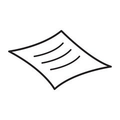 paper icon vector illustration design template