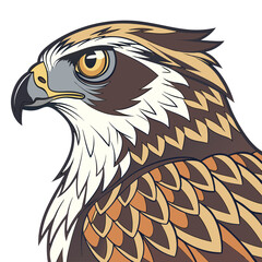 Intricate Vector Illustration of a Magnificent Cat with Detailed Features