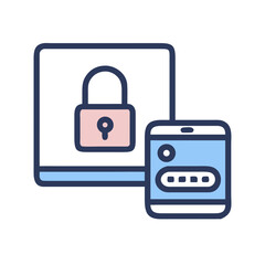 lock icon vector illustration