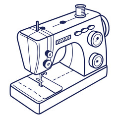 sewing machine outline household appliance icon