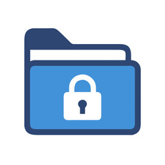 lock icon on metal internet button
