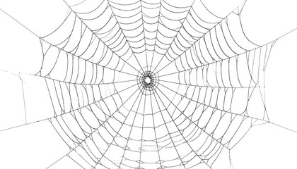 Obraz premium Spiderweb with Natures Design, and Closeup.