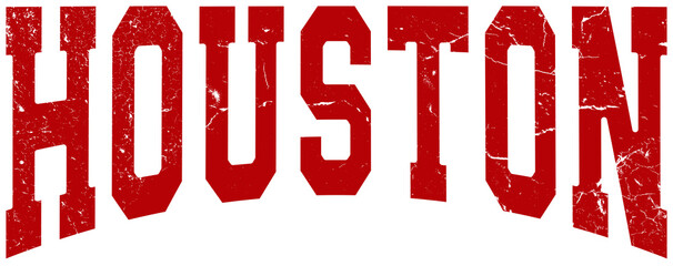 Vintage Houston Texas Graphic Design – Retro Houston Throwback PNG Illustration