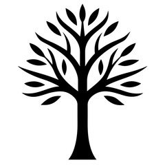 Obraz premium vector tree silhouette