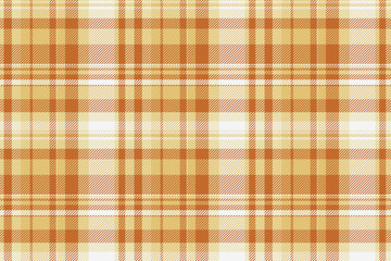 Seamless tartan pattern in warm autumnal tones.  Classic woven design, perfect for textiles, backgrounds, and adding a touch of rustic charm.
