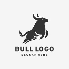 Simple Bull Ink Logo Design