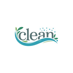Cleaning Service Logo Design – Housekeeping, Hygiene and Professional Care Symbol