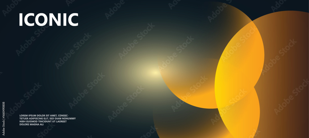 Poster abstract gradient poster background vector. minimal abstract covers. modern graphic design element s