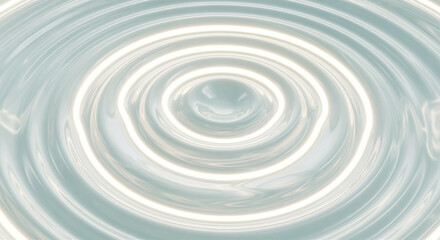 Water ripples with bright light reflections on a light blue surface