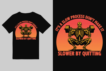 Fitness T shirt Design  Vintage gym fitness t shirt design