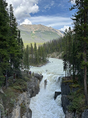 river in the mountains