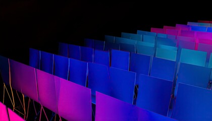 Abstract geometric design with vibrant colors