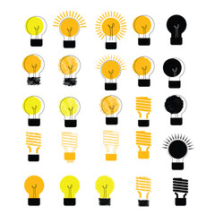 light bulb icons