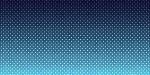 Modern blue halftone gradient vector background with dotted pattern design, futuristic abstract texture, versatile for digital, web, poster, and graphic projects