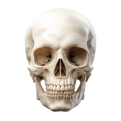 Obraz premium Classic human skull bone structure isolated design on transparent background 