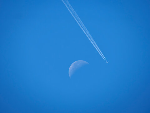 moon and clouds - Powered by Adobe