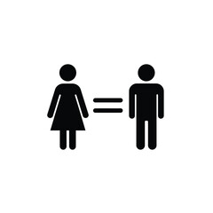 Female male equality sign symbol