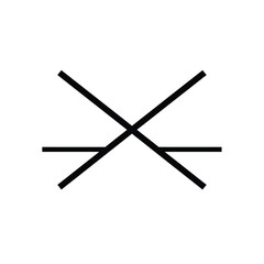 Black geometric lines crossing abstract