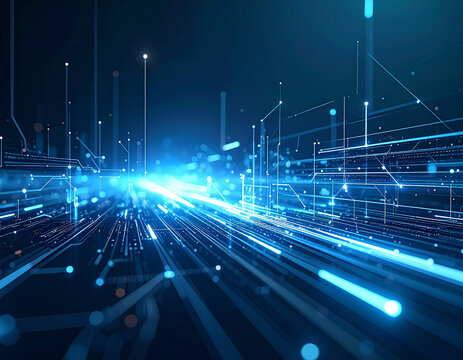 Futuristic Technology and Electronics Abstract Background
