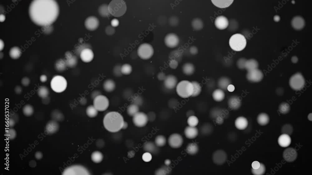 Poster black and silver bokeh lights background - abstract dreamy background featuring a mesmerizing displa
