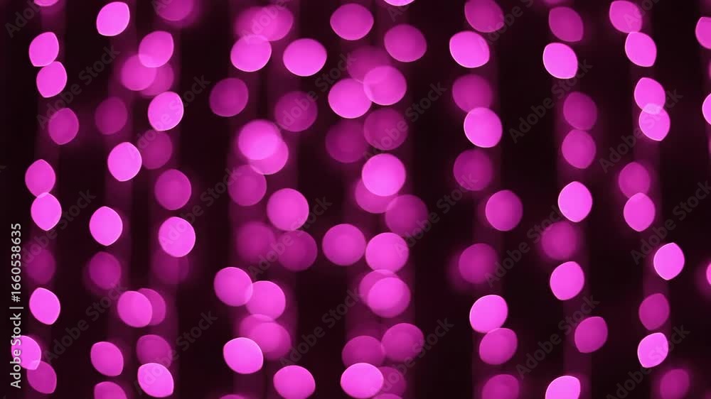 Aufkleber magenta bokeh lights festive background - abstract background of out-of-focus magenta bokeh lights o