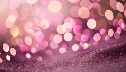 Pink Gradient Background with Bokeh Effect
