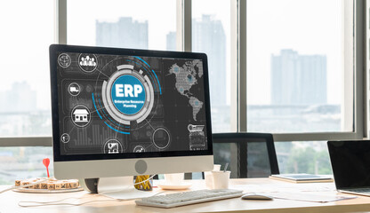 ERP enterprise resource planning software for modish business to plan the marketing strategy