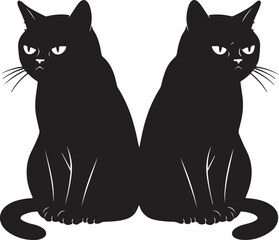 Obraz premium Abstract geometric shape silhouette design