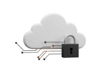Isolated Cloud with Padlock and Network Connections for Cloud Security