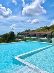 Tiered Marble Infinity Pool with Hillside Suites, Koh Samui