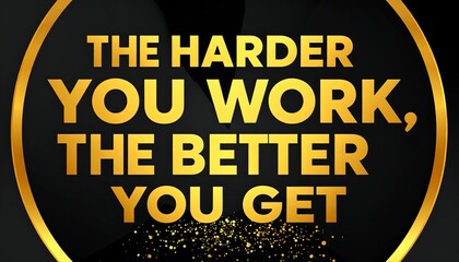 Motivational quote on a dark background