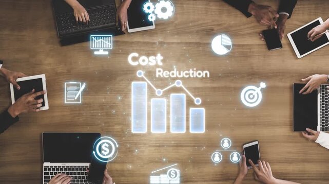 Cost reduction and cost saving through digital transformation, business cost optimization, operational cost reduction, financial savings, and resource efficiency strategies for business success. Muxer