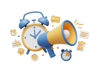 Isolated 3D Time Management and Deadline Announcement Concept