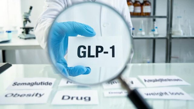 GLP-1 clinical research, semaglutide laboratory testing, obesity drug development, hormone therapy study, scientific analysis process, weight loss medication research