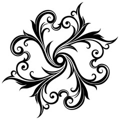 abstract floral design