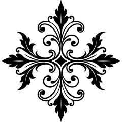 abstract floral element