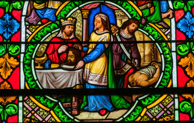 Obraz premium The Beheading of Saint John the Baptist